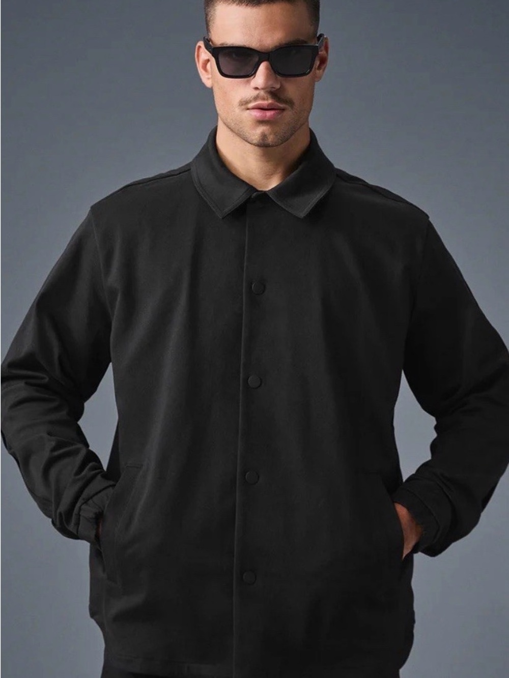 Alo Edition Sueded Jacket Black M or L #158
